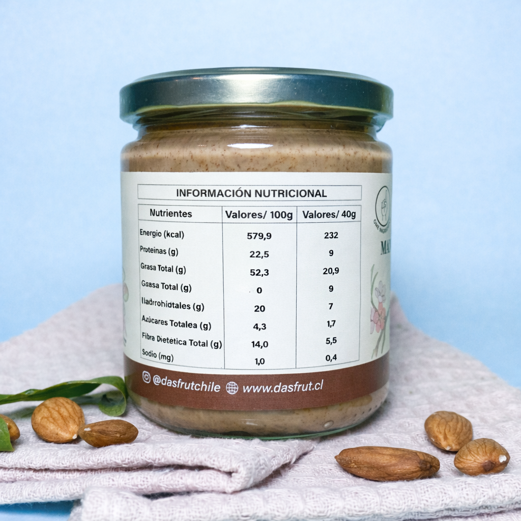 Mantequilla de Almendra 100% natural 410grs