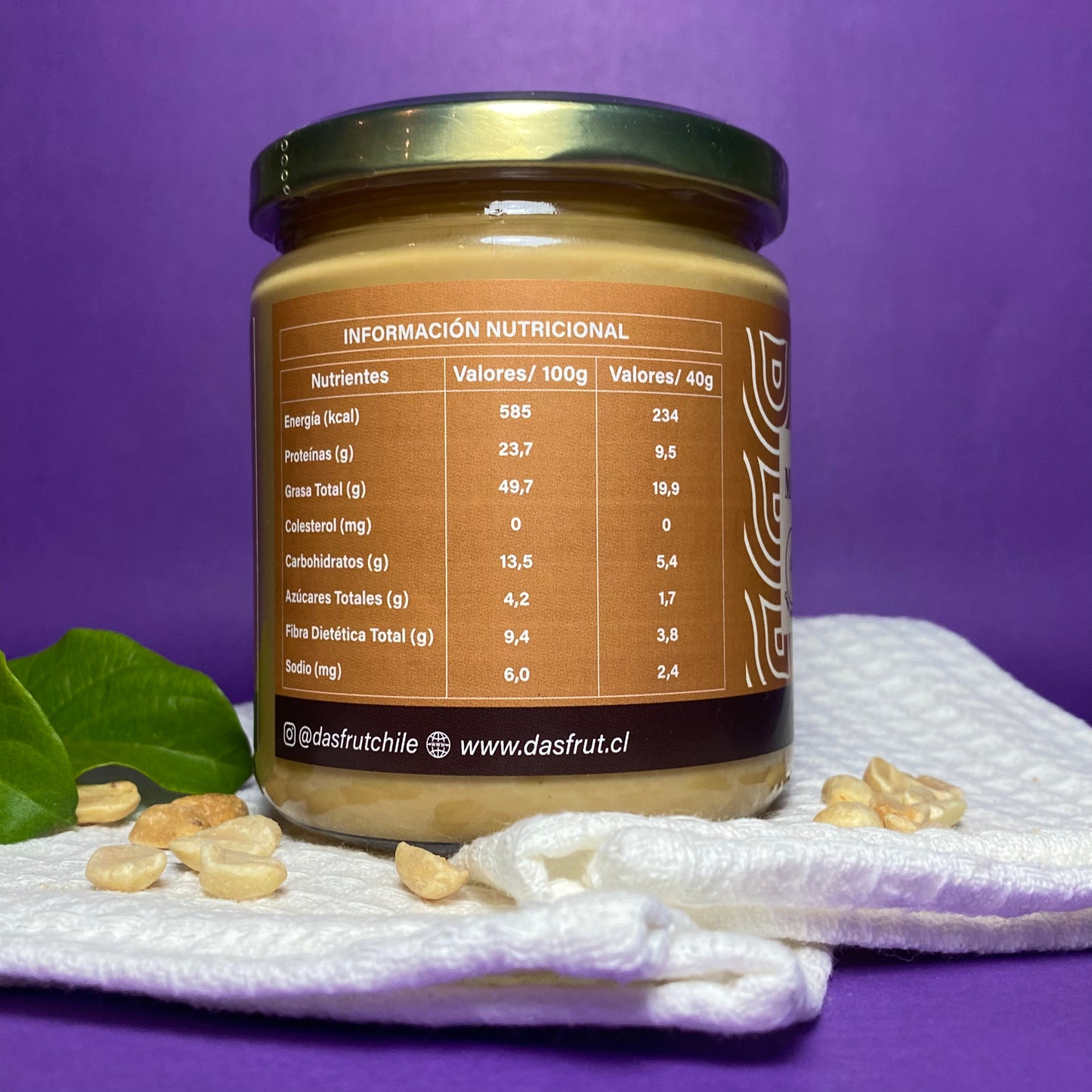 Mantequilla de Maní 100% natural 410grs