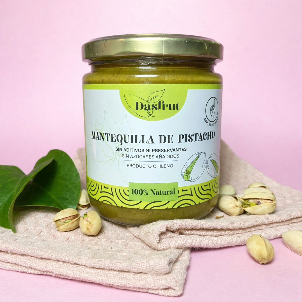 Mantequilla de Pistachos  100% natural 410grs