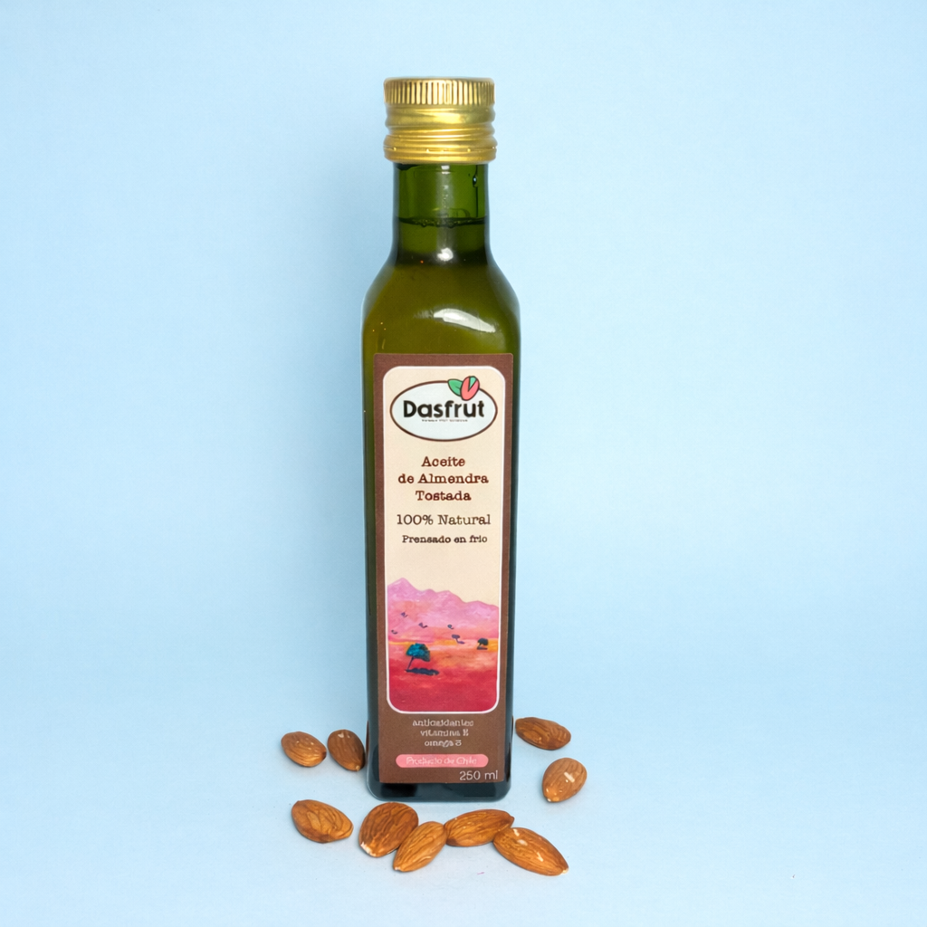 Aceite de almendras tostadas 250ml  Prensado en Frio